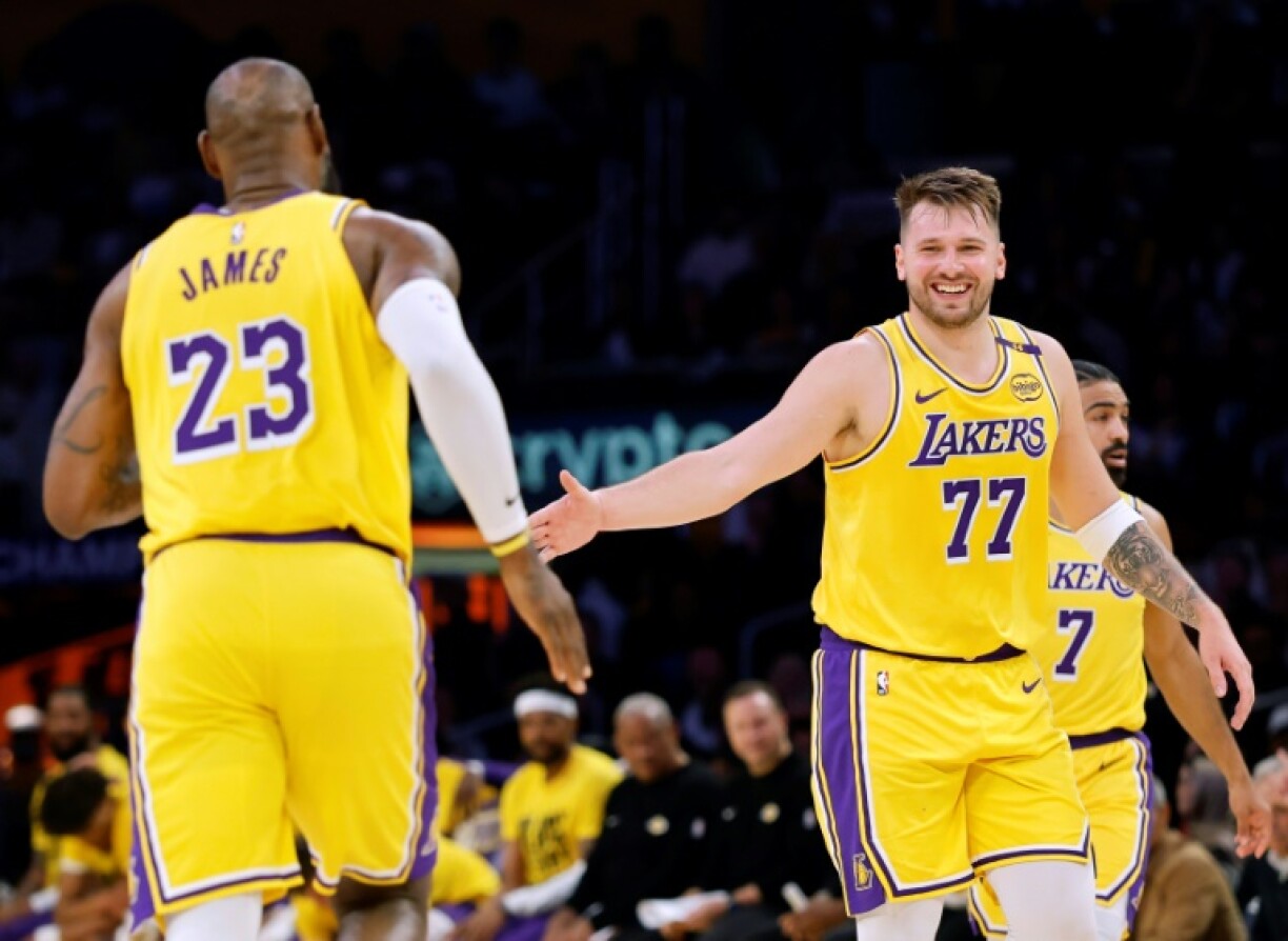 LeBron James and Luka Doncic have formed a potent strikeforce that has left the Los Angeles Lakers eyeing a postseason charge