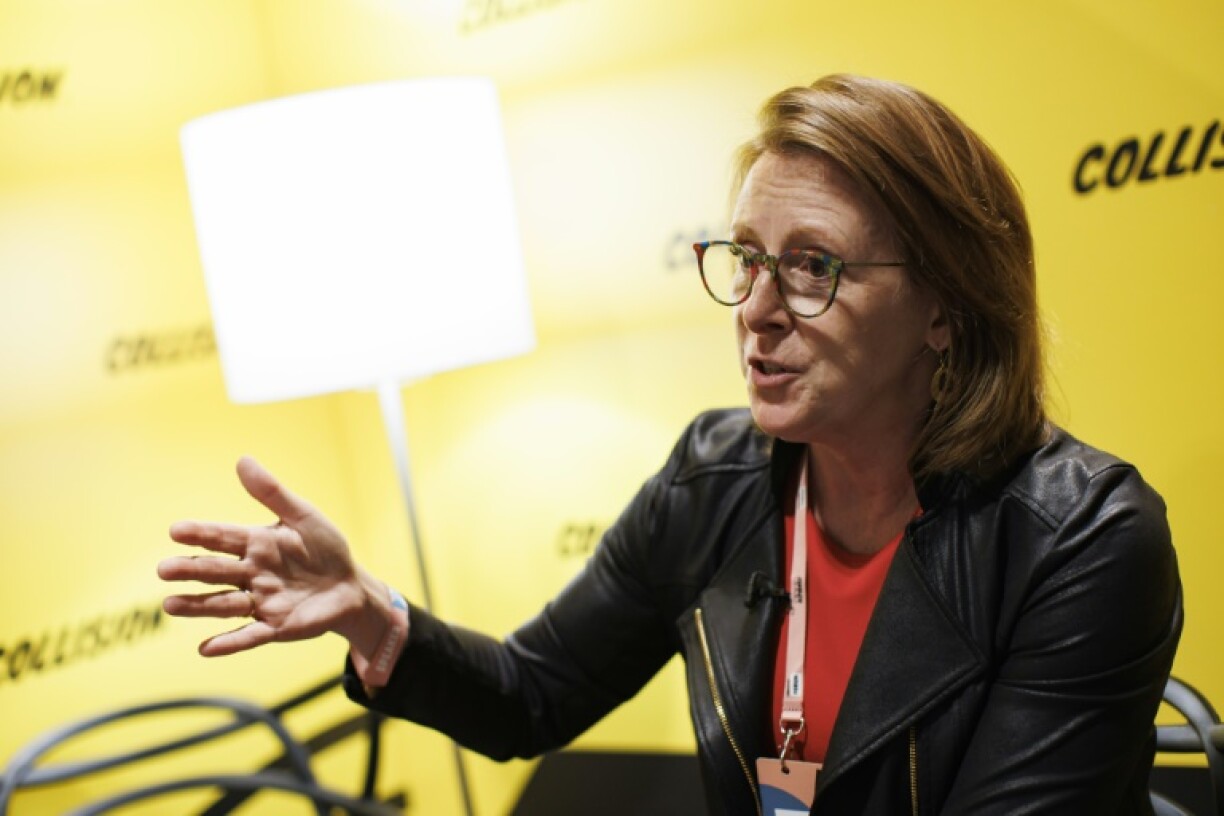 Marnie Wilking, responsable de la sécurité de l'information chez Booking, lors d'une interview à Toronto, le 18 juin 2024 au Canada