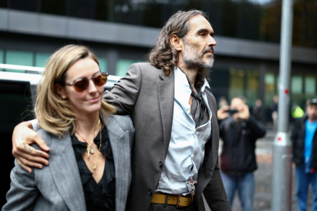 Laura Gallacher, the wife British comedian and actor Russell Brand, tells his UK rape trial he had found 'monogamy difficult'