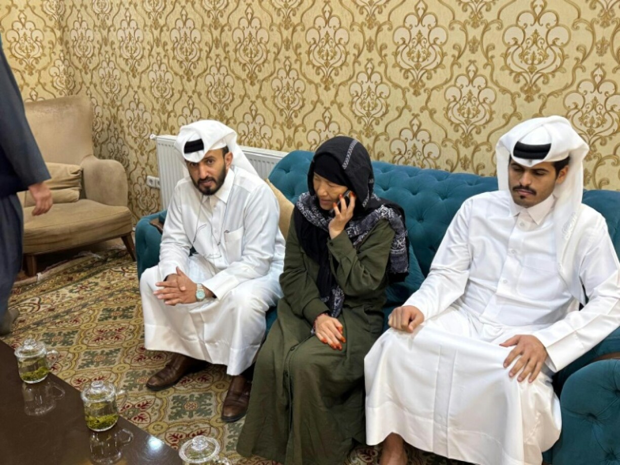 US citizen Faye Hall has been released to Qatari officials in Kabul