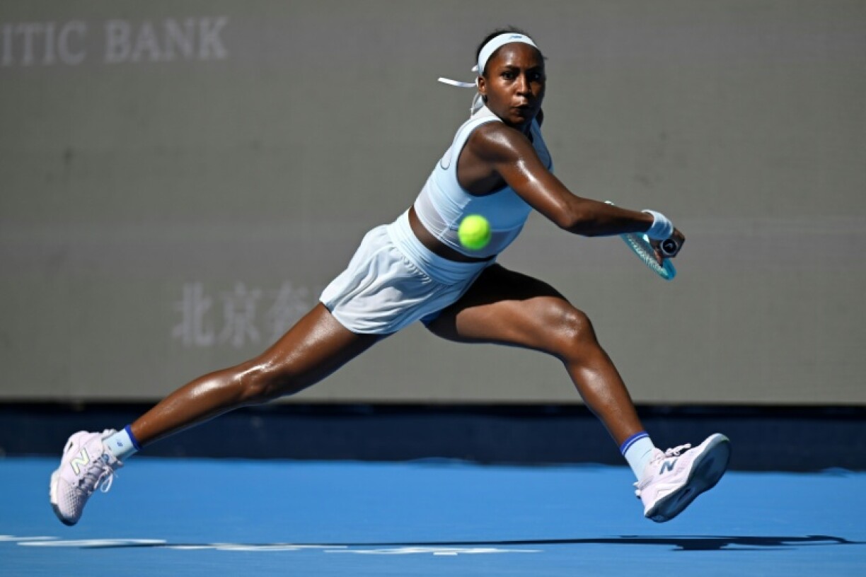 Defending champion Coco Gauff of the United States defeated Russia's Kamilla Rakhimova 6-4, 6-0 to reach the last 32 of the China Open in Beijing