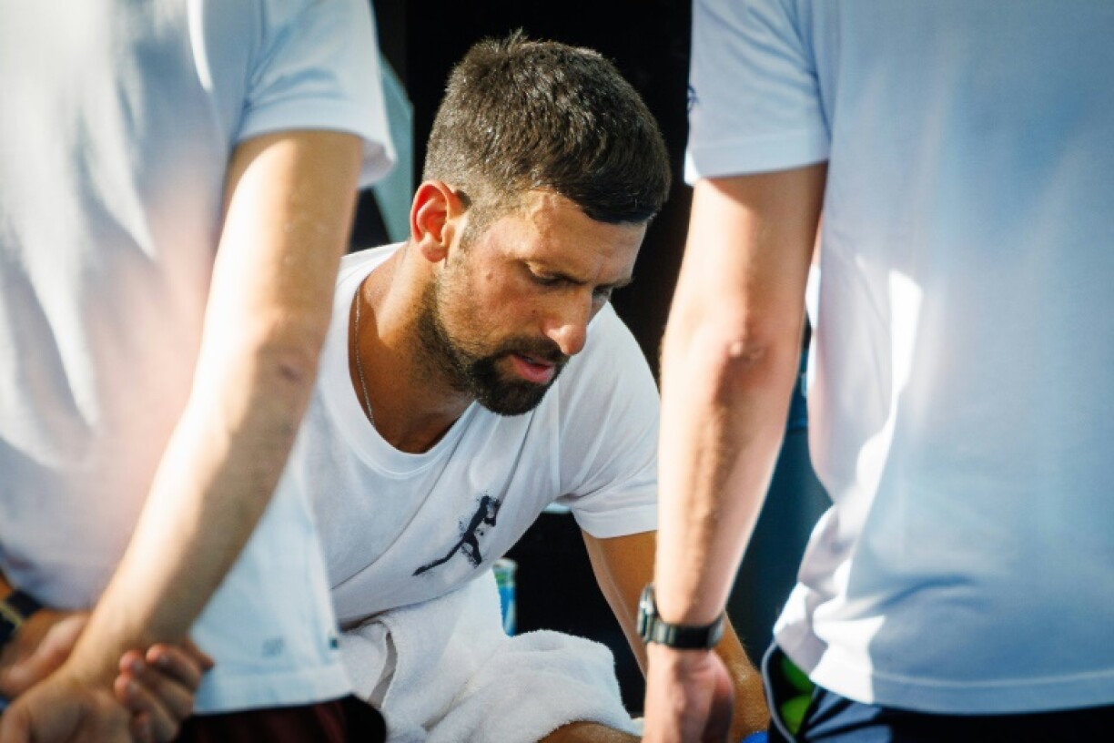 Novak Djokovic, pictured training in Brisbane on Sunday, says there needs to be more transparency around doping suspensions