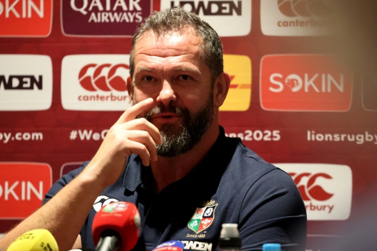 British and Irish Lions head coach Andy Farrell names his team for Saturday's first Test in Brisbane