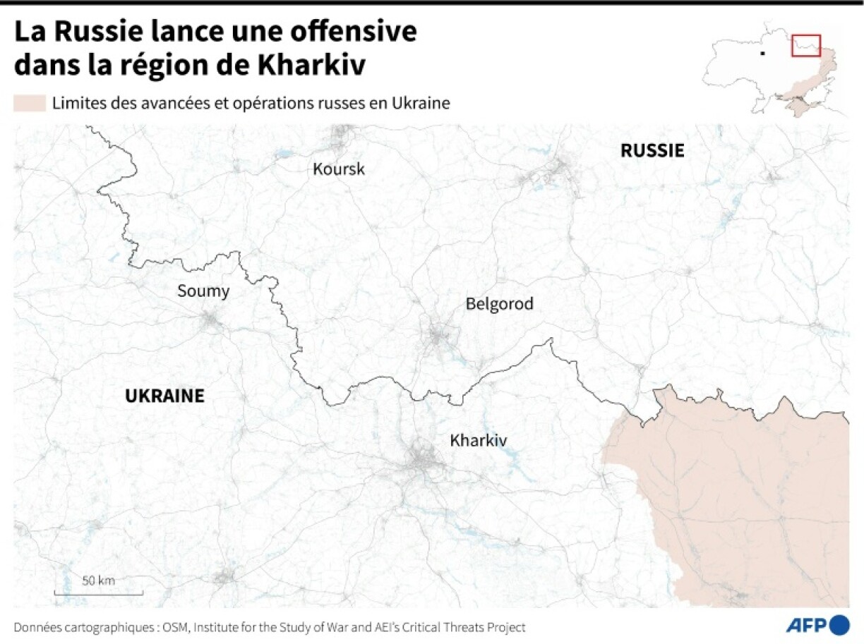 La Russie lance une offensive dans la région de Kharkiv