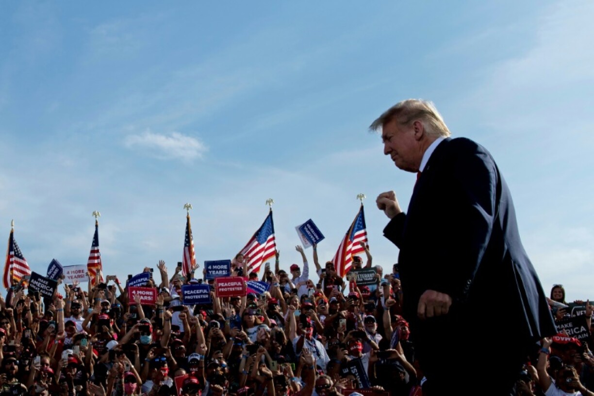 US President Donald Trump has been campaigning hard in Florida, which he won in 2016, and is probably the most important state to look out for tonight.