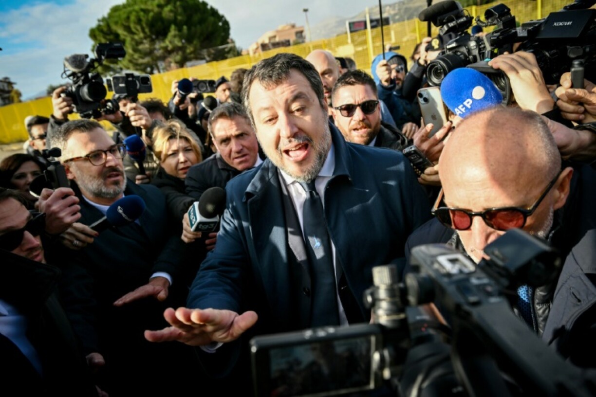 Italy's deputy premier Matteo Salvini says the bridge will start this summer