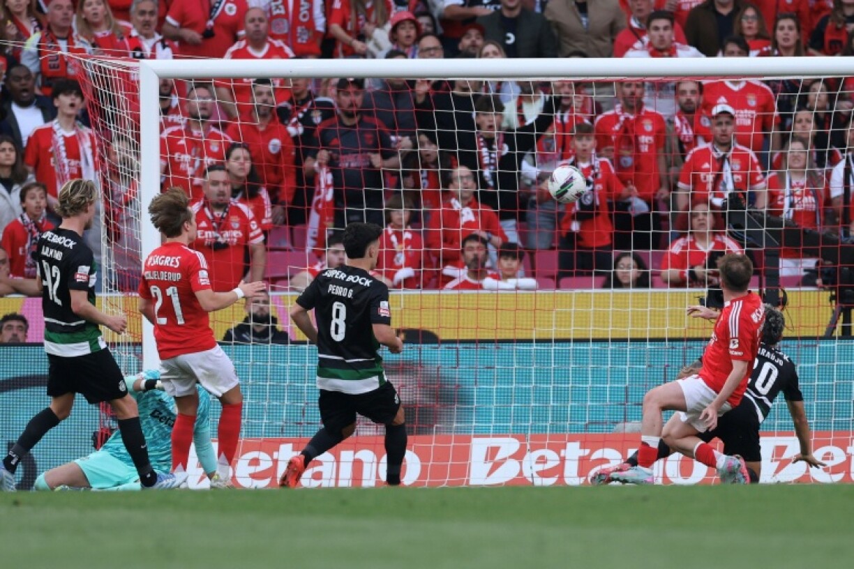 Benfica's Turkish midfielder Kerem Akturkoglu grabbed his team a draw against Sporting Lisbon
