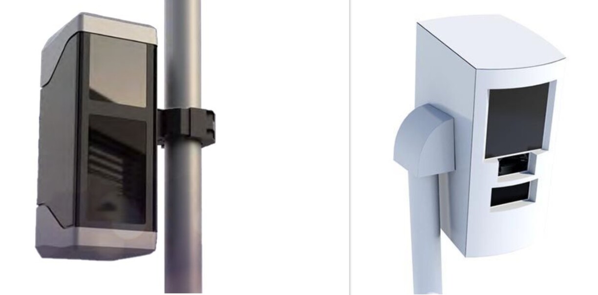 À gauche, le radar Mesta Compact, et à droite le Nomad.