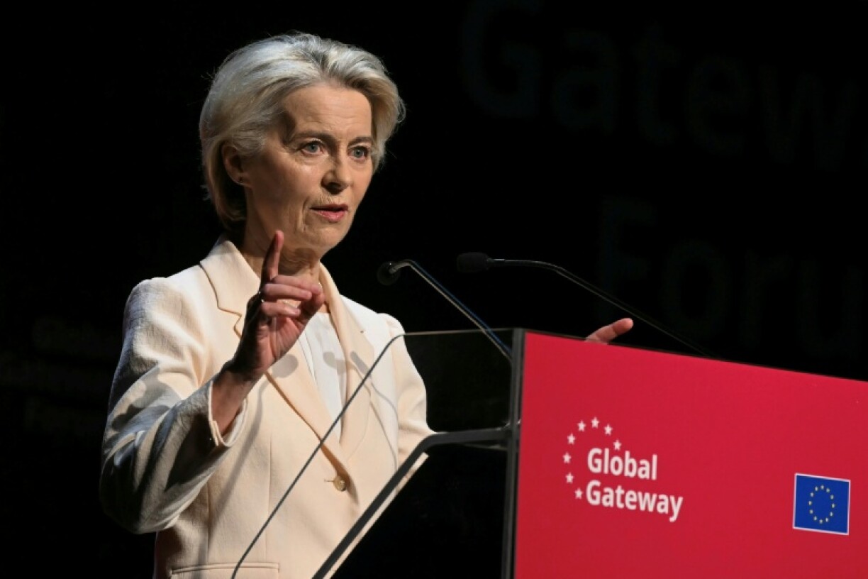 'Tariffs and trade barriers are back as a tool of geopolitics and geoeconomics,' said von der Leyen