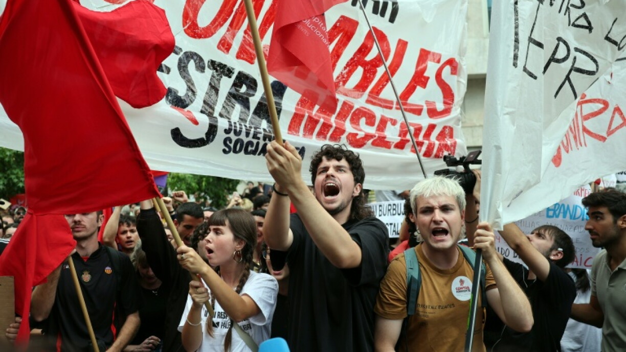 Dealt Amid nationwide protests: Spain's government dealt blow as lawmakers ...
