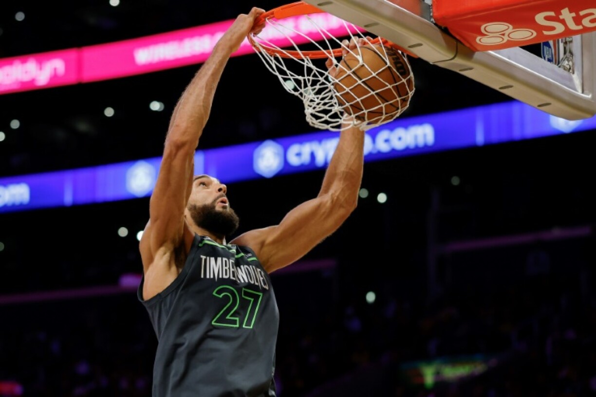 Rudy Gobert produced a huge performance at both ends of the court as Minnesota eliminated the Los Angeles Lakers from the NBA playoffs