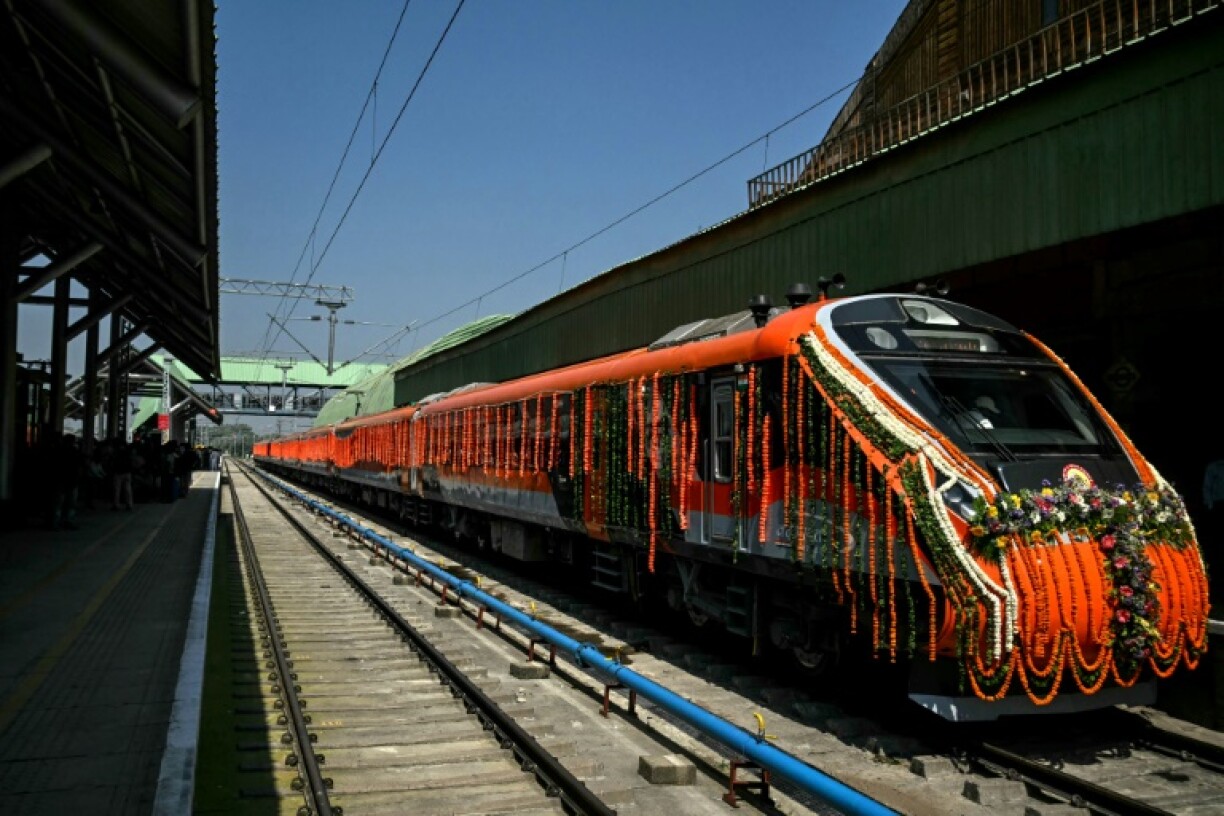Prime Minister Narendra Modi said the new infrastructure project 'will improve connectivity' by providing the first rail link from the Indian plains up to mountainous Kashmir
