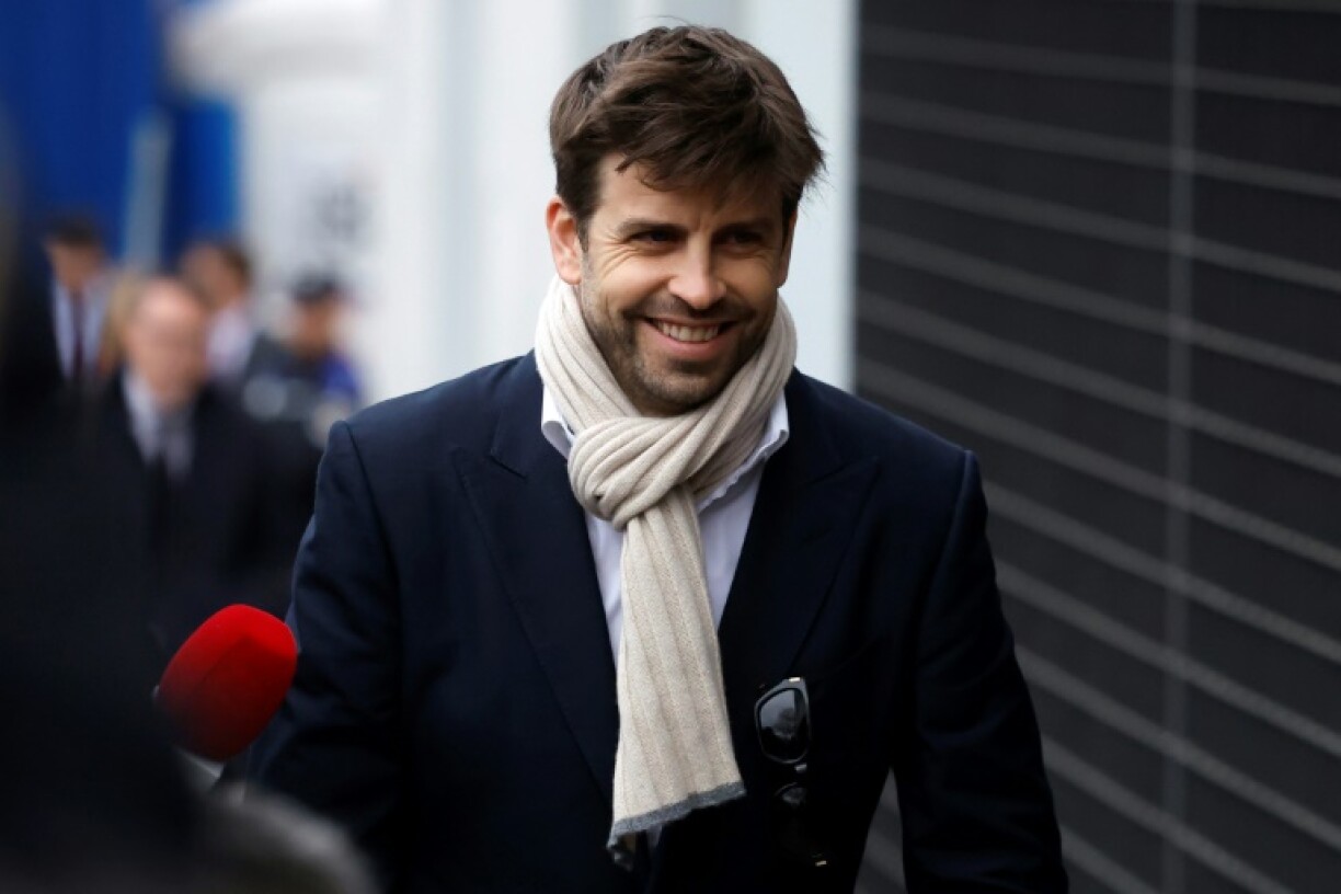 Gerard Pique arrives to testify at a court in Majadahonda on March 14, 2025