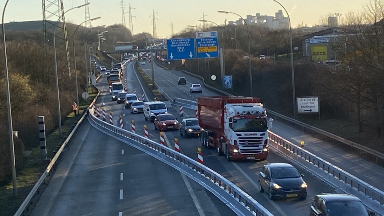 Situatioun um Méindeg de Moie géint 8 Auer.