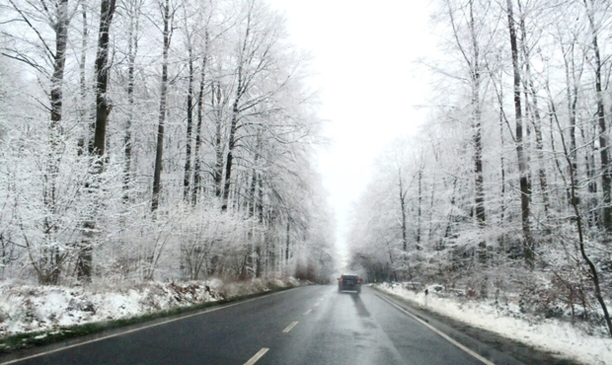 La N11 (direction Gonderange) photographiée l'hiver dernier.
