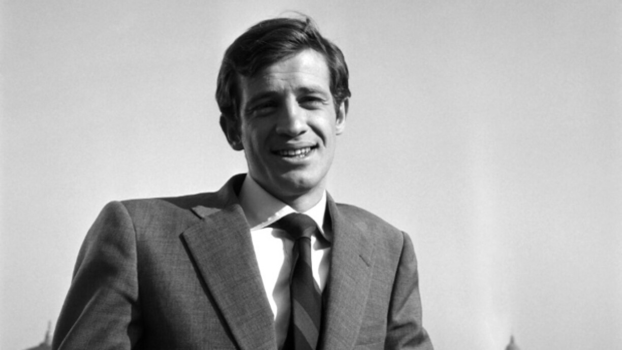 Jean Paul Belmondo lors de la présentation du film