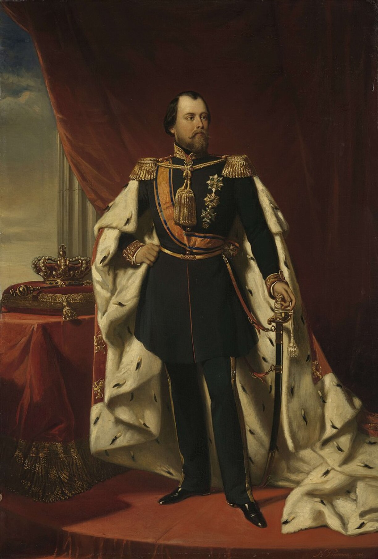 William III, King of the Netherlands and Grand Duke of Luxembourg 1849-1890.