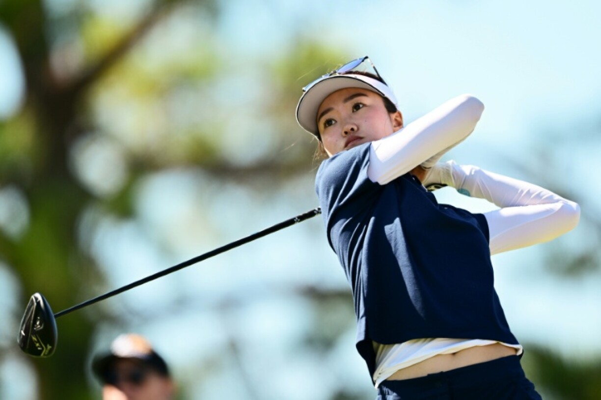 Australia's Grace Kim had five birdies in her first 11 holes