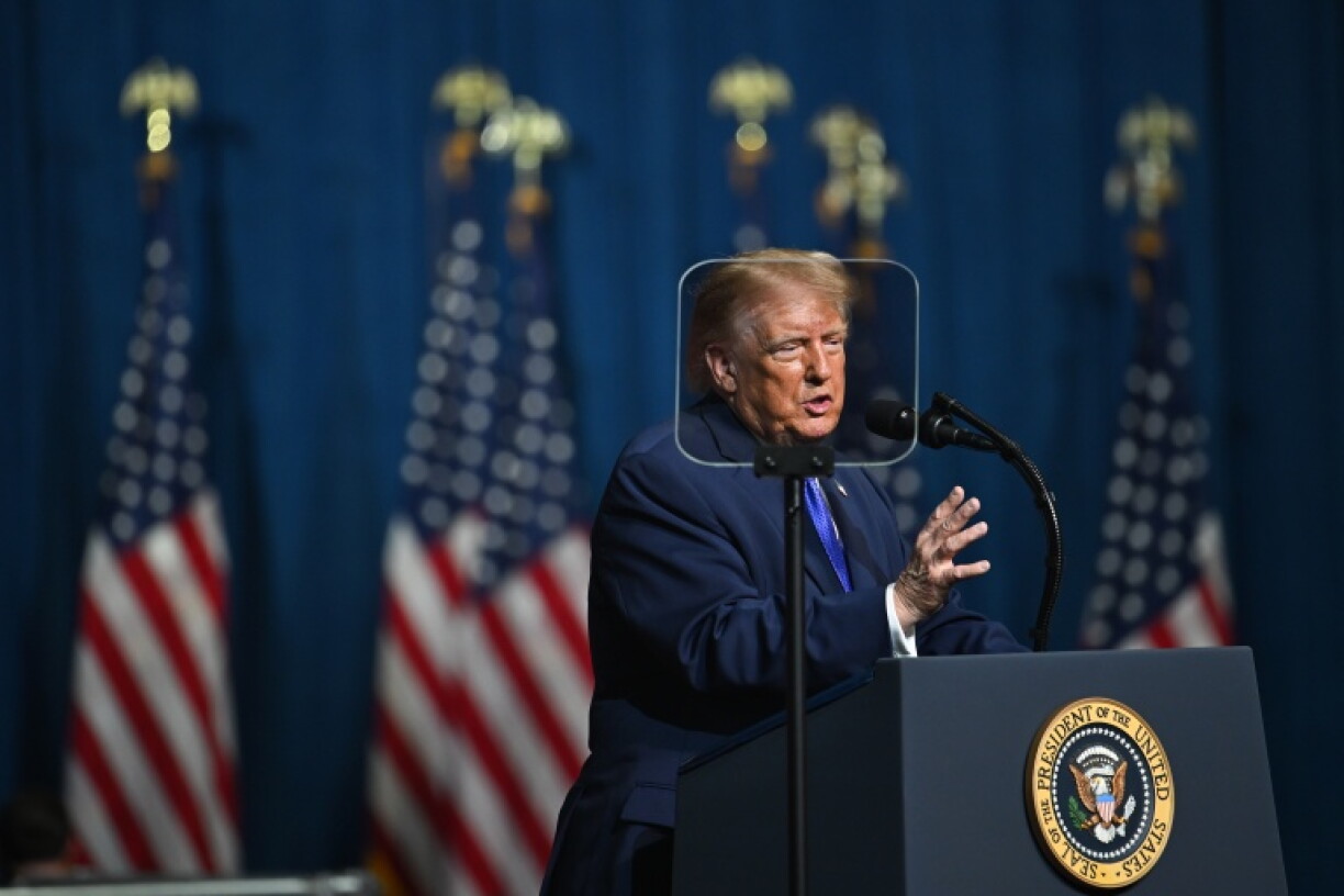 Donald Trump lors d'un meeting électoral, le 29 octobre 2026 à Rock Hill en Caroline du Sud (Etats-Unis)