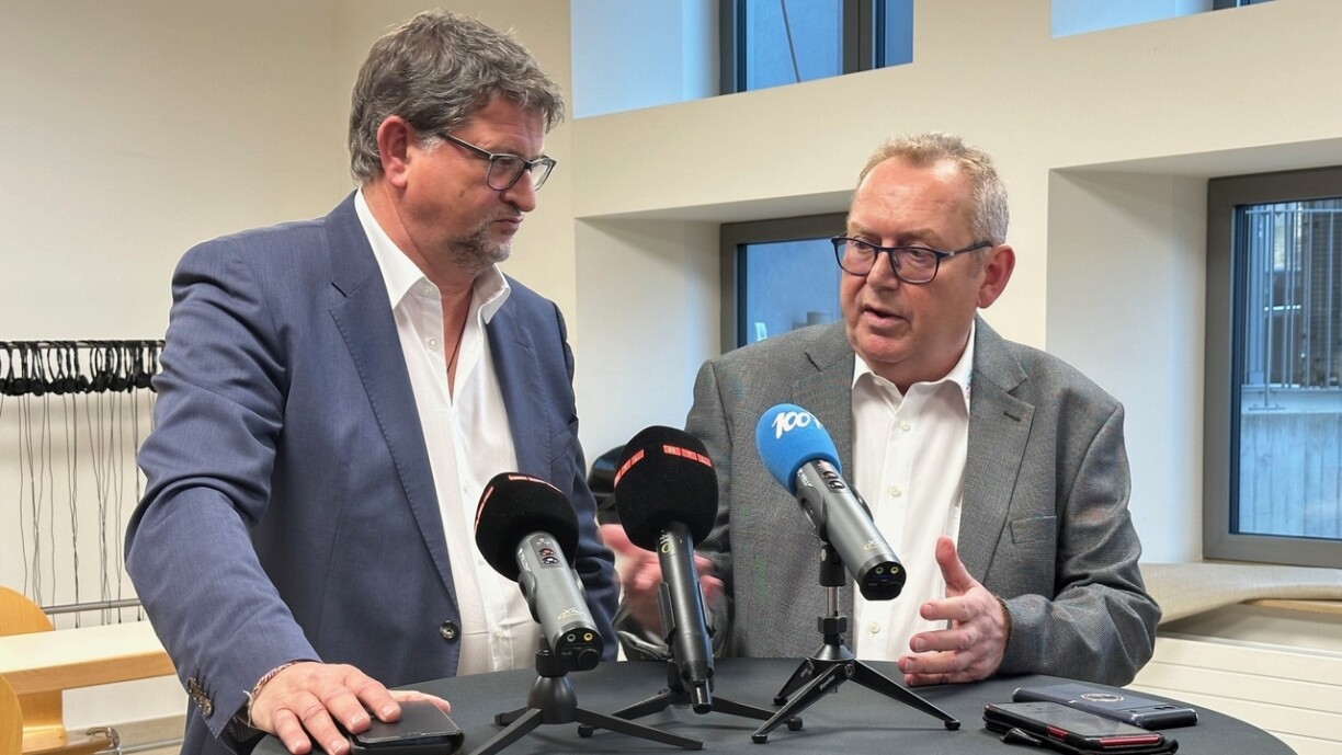 Gilbert Goergen (left) and André Heinen (right).