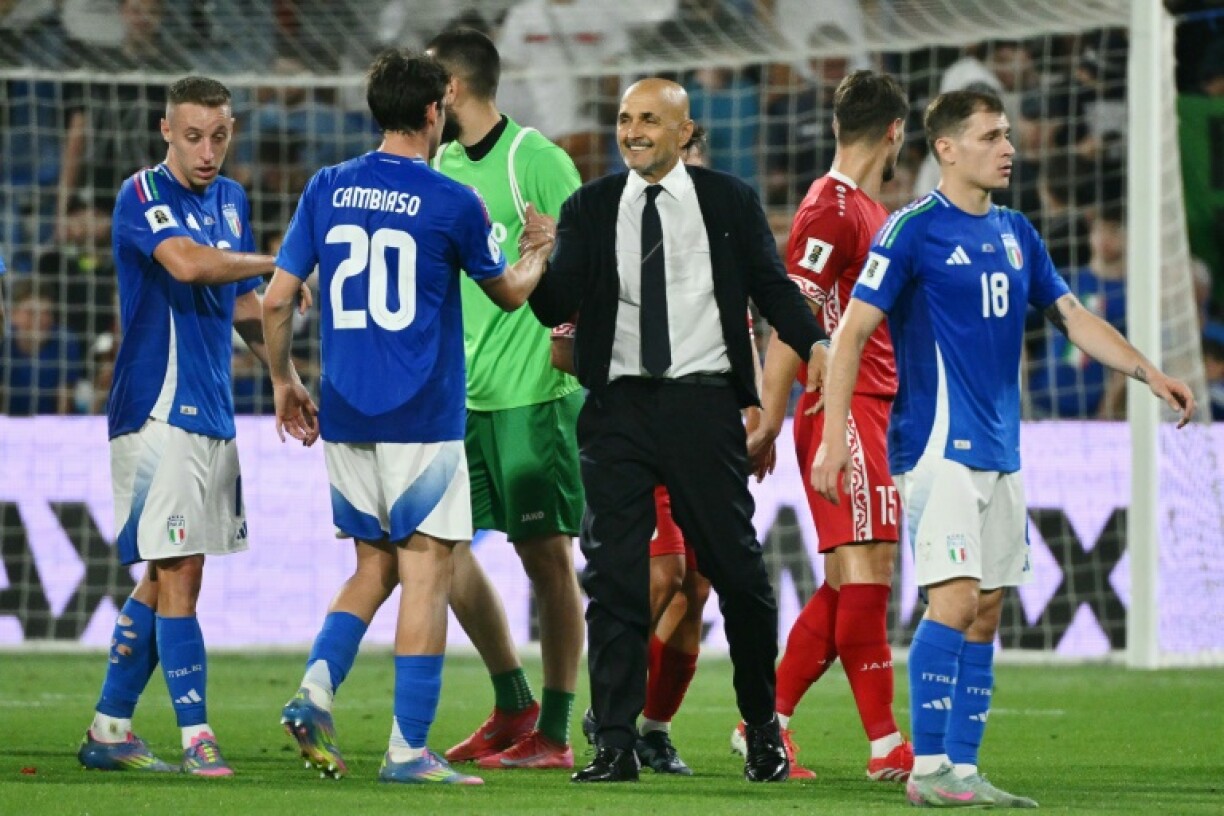 Sacked Italy Luciano Spalletti ends his tenure with a win