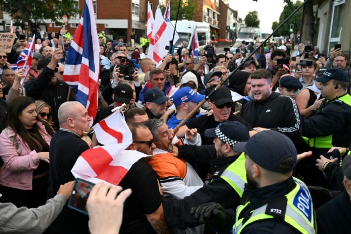 The Bell Hotel, where Kebatu was staying at the time of the incident, became the flashpoint for anti-migrant protests