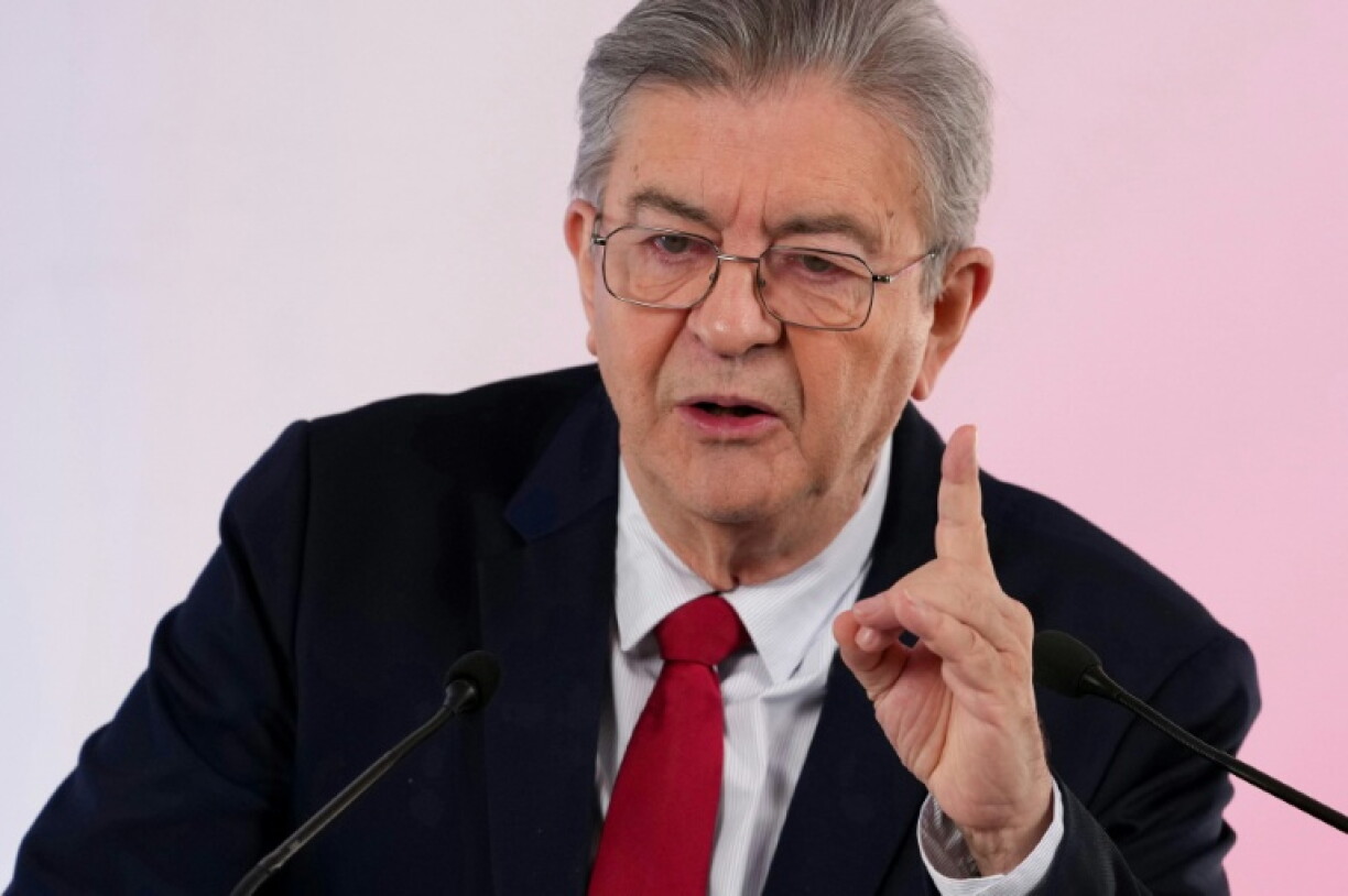 Le candidat Insoumis à l'élection présidentielle, Jean-Luc Mélenchon, à Paris le 28 octobre 2026