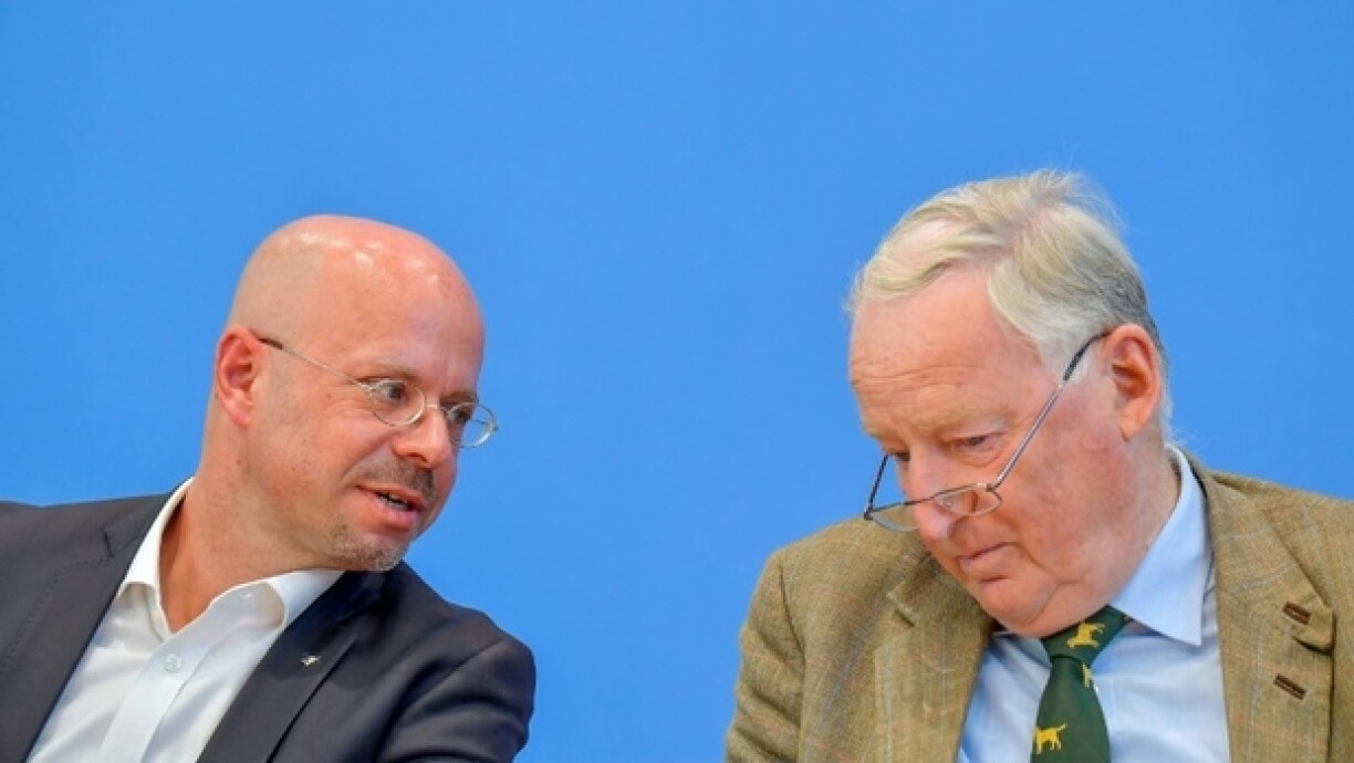 D'AfD-Politiker Andreas Kalbitz an Alexander Gauland