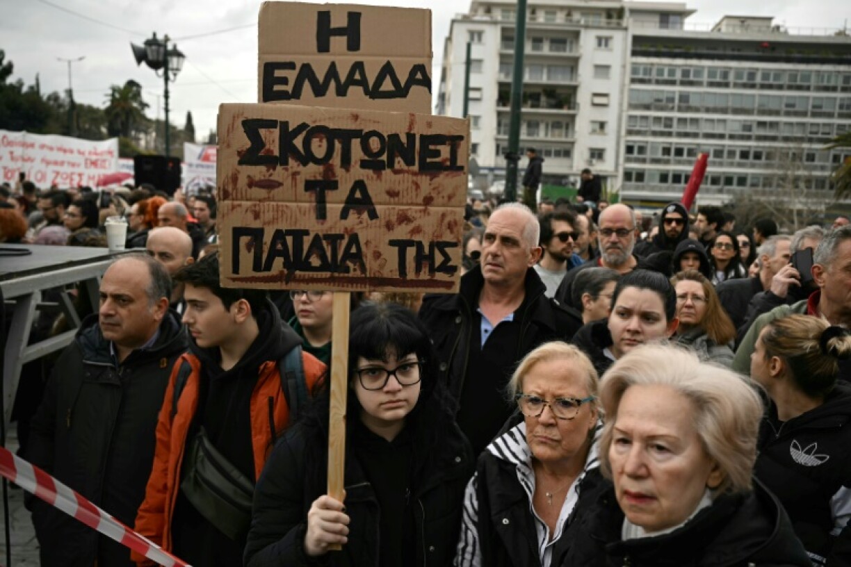 Nearly 200,000 people turned out in Athens to demand justice for the rail crash victims