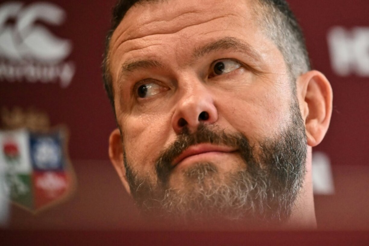 British and Irish Lions head coach Andy Farrell