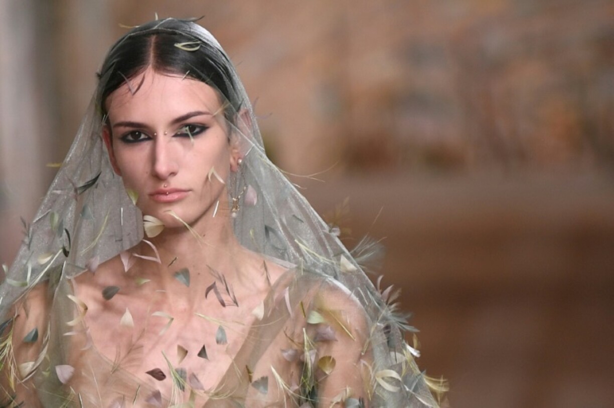 Défilé Dior haute couture à Paris, le 5 juillet 2021