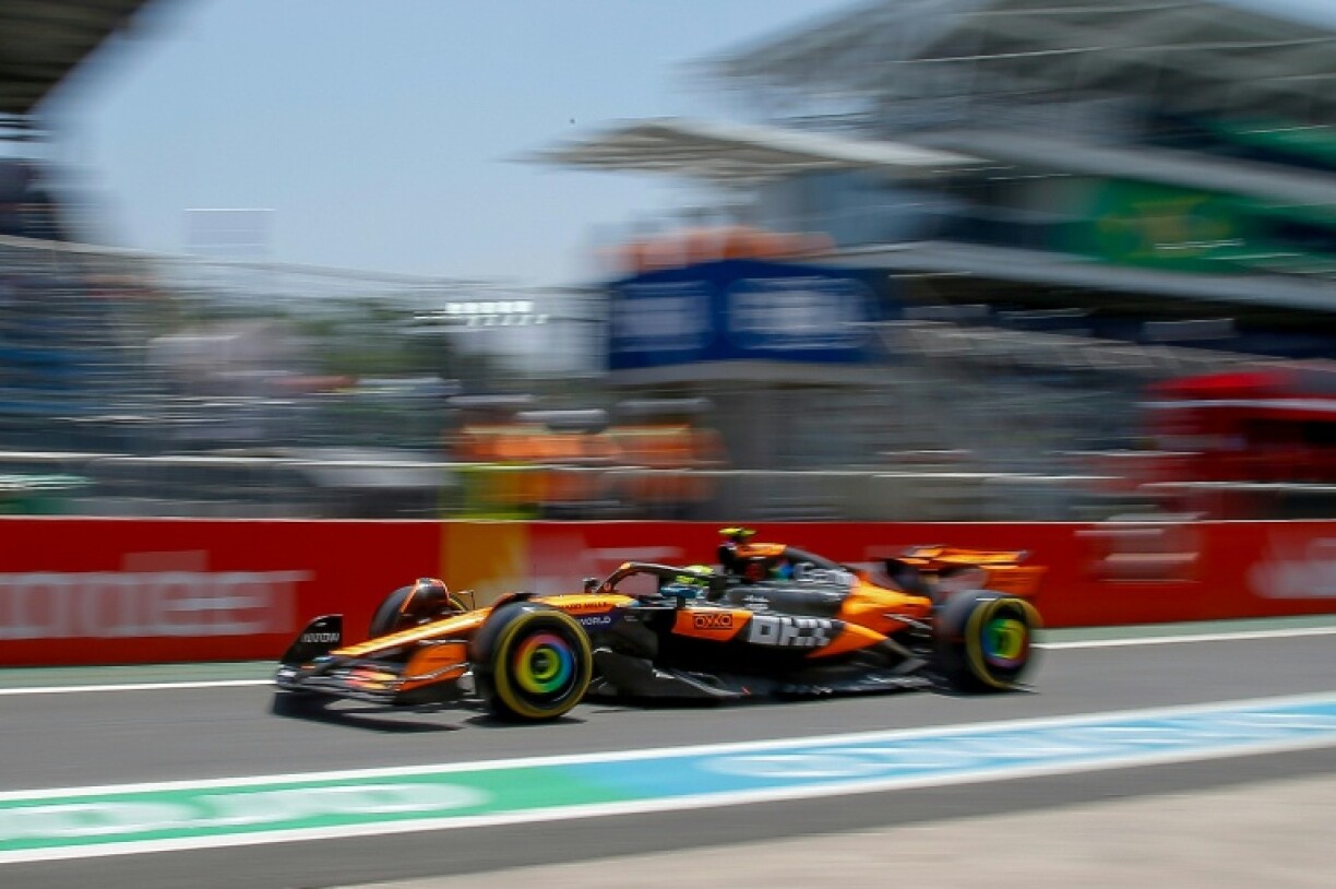 McLaren's British driver Lando Norris takes sprint pole