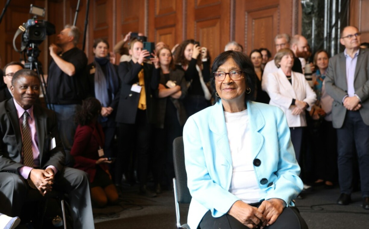 Navi Pillay joked about sharing her Nobel Prize with US President Donald Trump