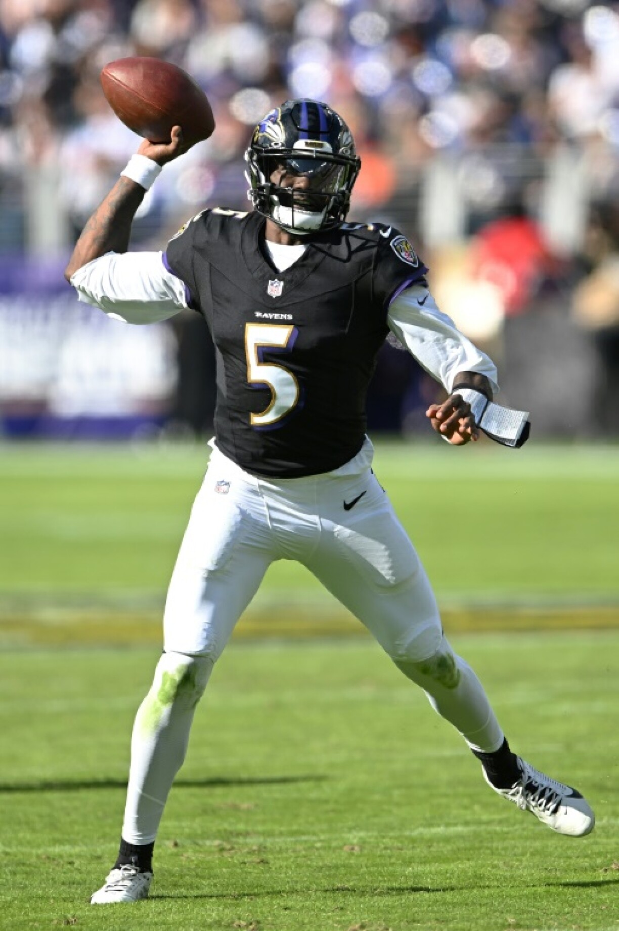Baltimor's back-up quarterback Tyler Huntley led the Ravens to victory over the Chicago Bears, snapping the team's four-game losing streak