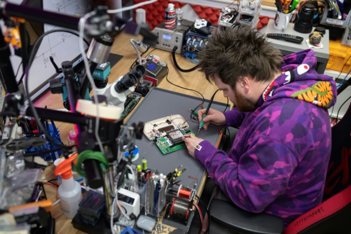 Luke Malpass, the owner and founder of RetroSix, has 50 to 150 consoles needing attention at any one time