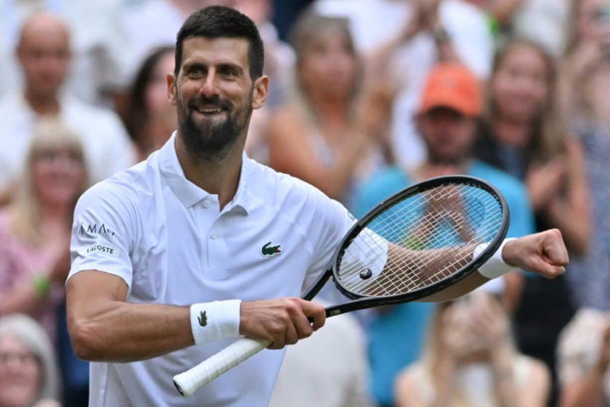 Serbia's Novak Djokovic is chasing an eighth Wimbledon title