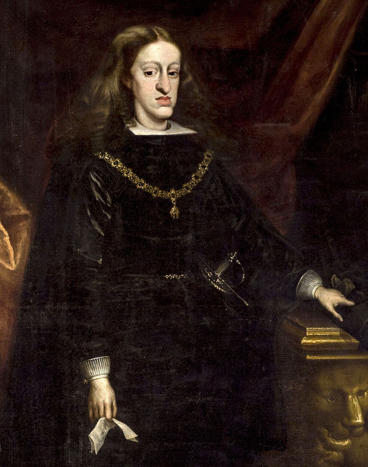 Here's poor old Charles II of Spain again.