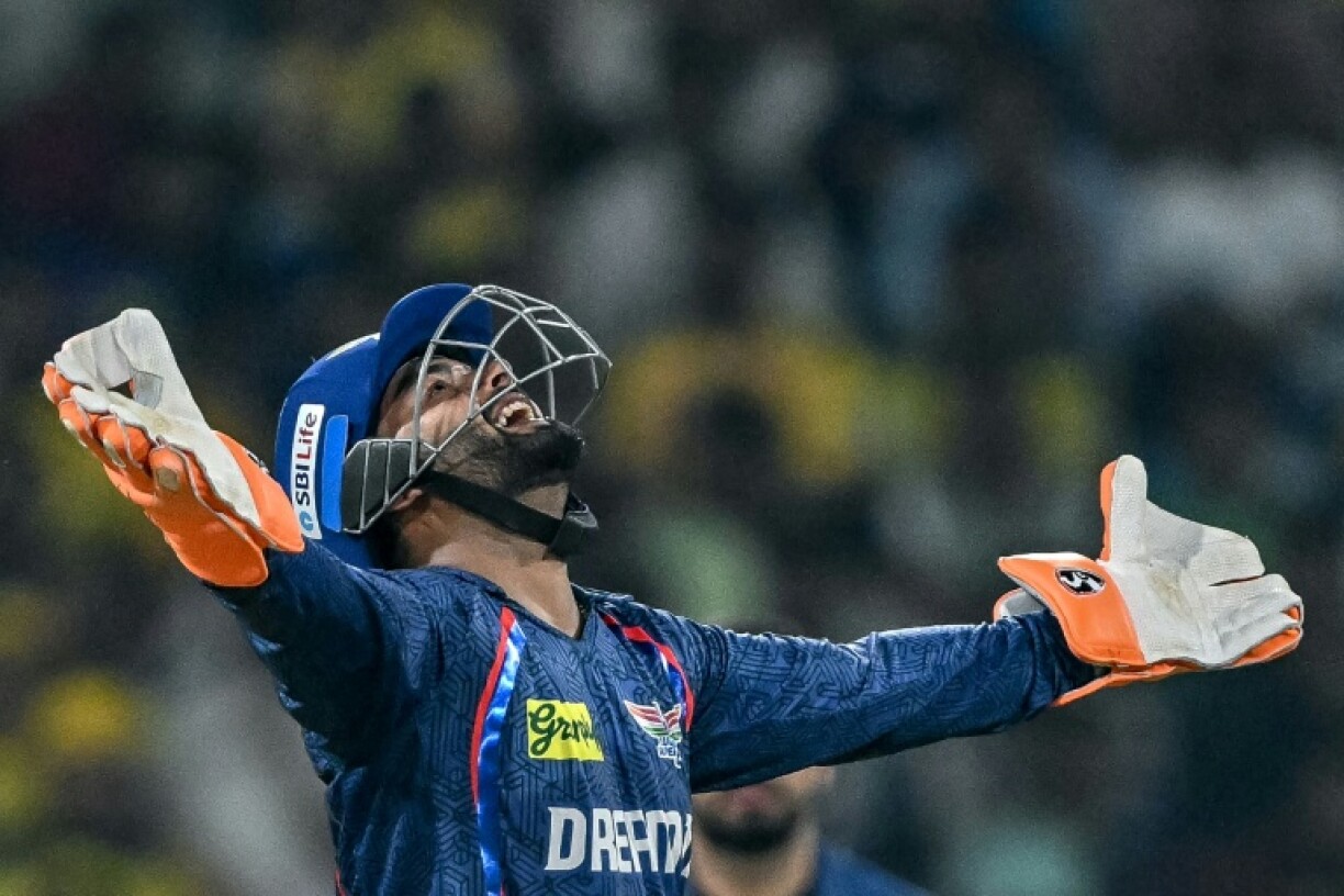 Rishabh Pant, see here playing for Lucknow Super Giants in the IPL, has been promoted to a Grade A India contract