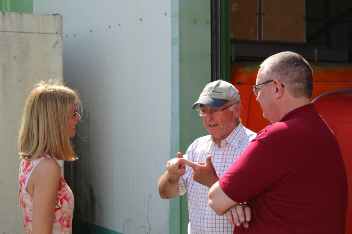 Left to right: Minister for Home Affairs Taina Bofferding, Raymond Brausch from the National Commission for the Firefighters Museum and Marc Mamer of the National Firefighters Federation.