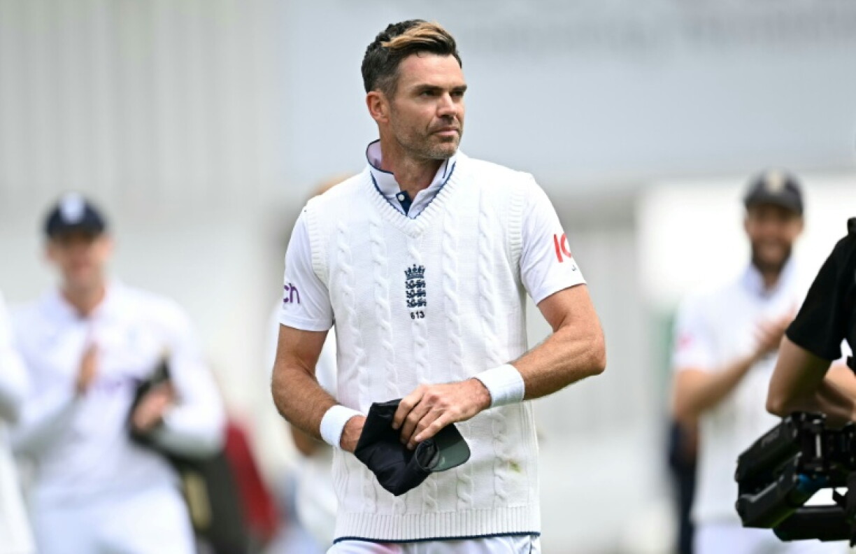 James Anderson made the last of his 188 Test appearances against the West Indies in July 2024