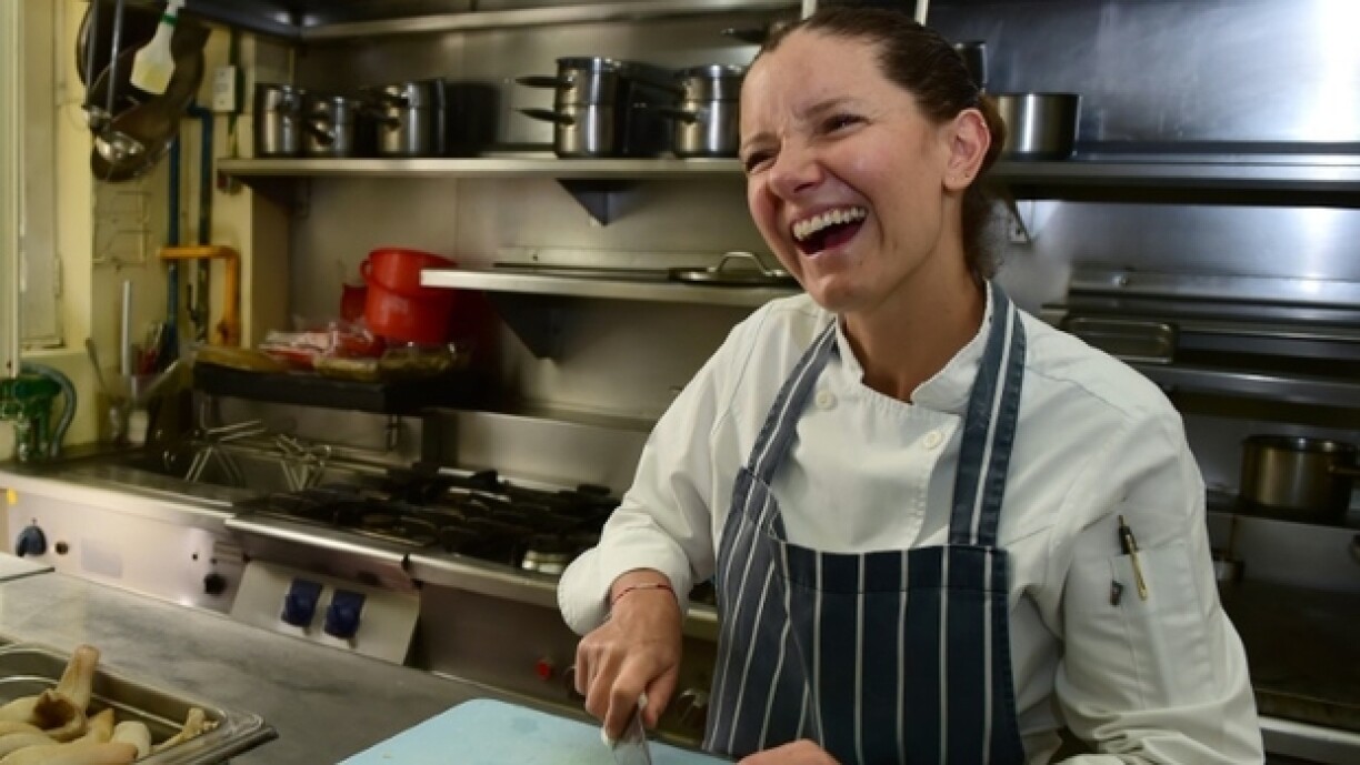 La cheffe mexicaine Elena Reygadas dans son restaurant