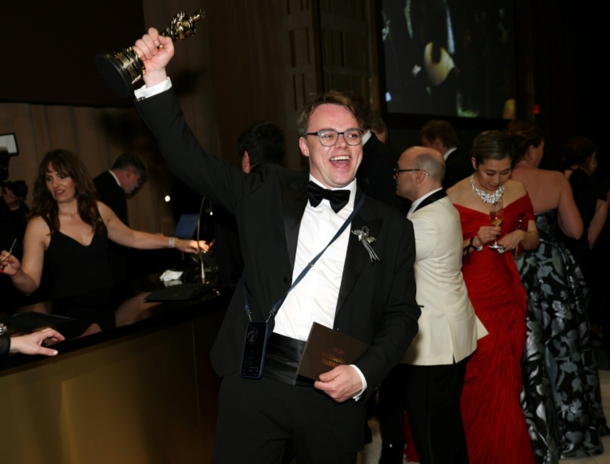 Pavel Talankin, vainqueur de l'Oscar du meilleur documentaire pour son film "Mr Nobody Against Putin"