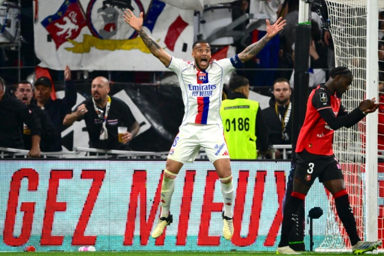 Corentin Tolisso lors d'un match de Ligue 1 contre Rennes, le 3 mai 2026 à Lyon