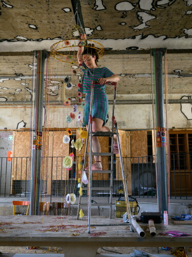 Aurélie d'Incau, an artist in residence
