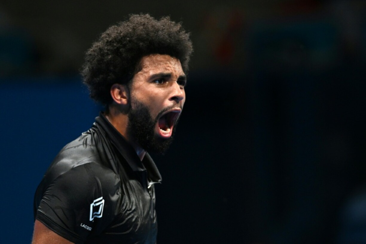Arthur Fils lors de son match contre son compatriote Luca van Assche, au premier tour de l'ATP 500 de Tokyo, le 30 septembre 2026