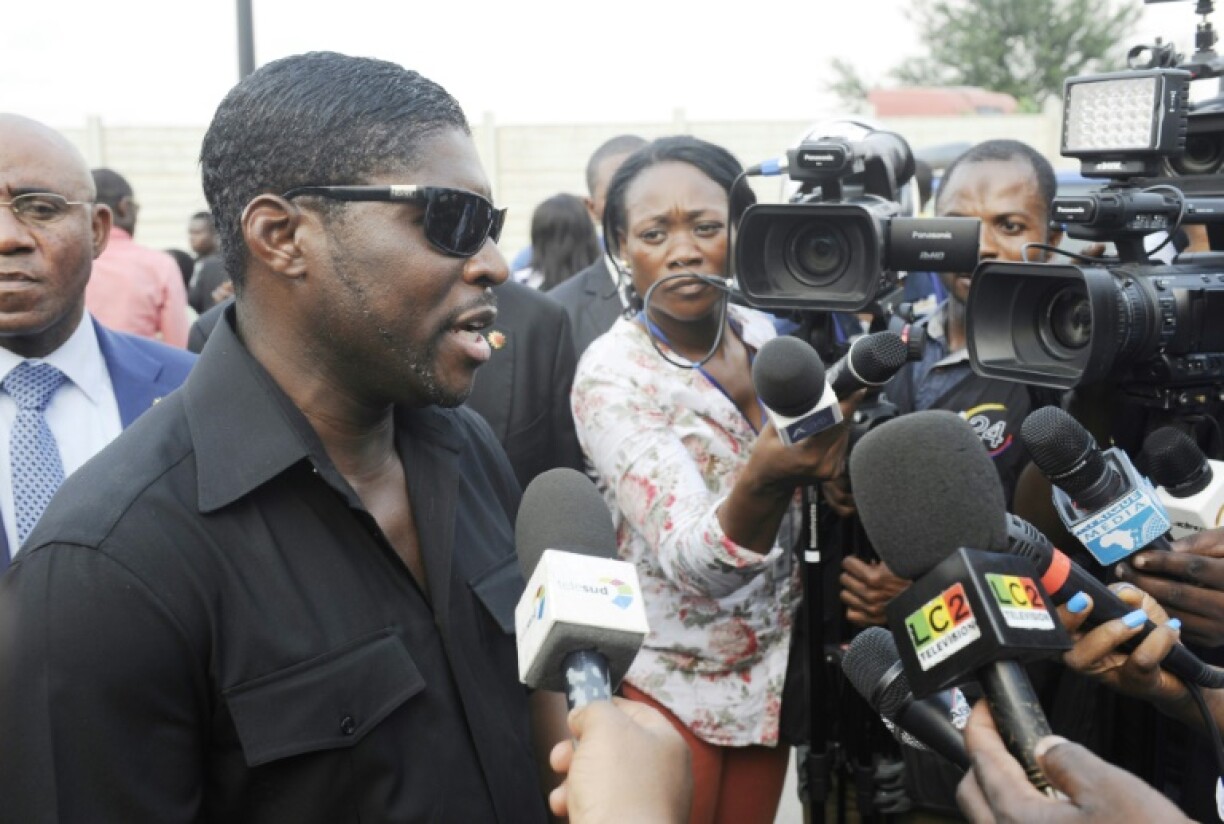 The building was seized after a French court convicted Vice President Teodorin Obiang (L) of corruption