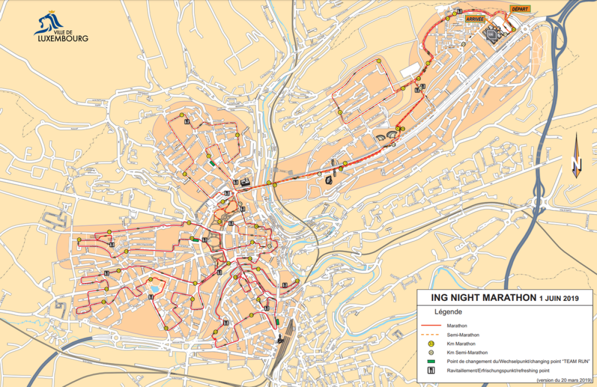 Voici le plan du parcours.