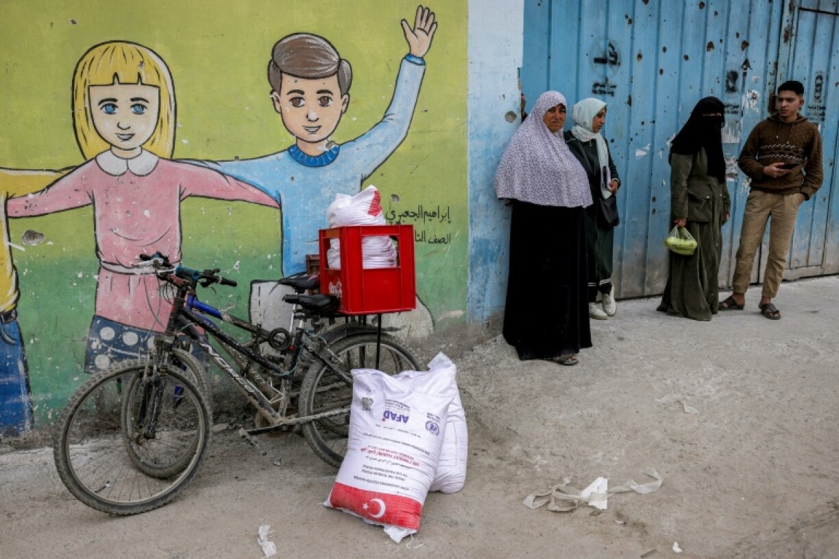 The United Nations Relief and Works Agency for Palestine refugees (UNRWA) will undergo scrutiny for its work, including distribution of food and aid as seen here in Gaza City in April 2025