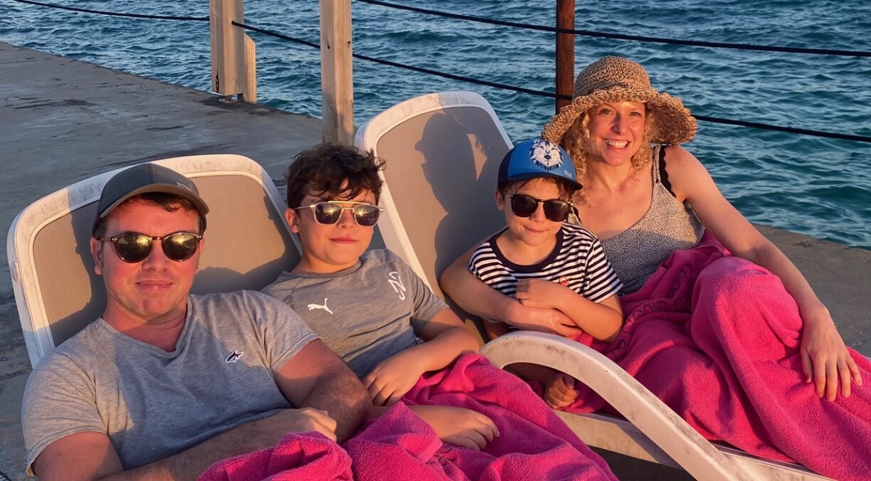 Emma, British, and her husband, Italian, live in Belgium.