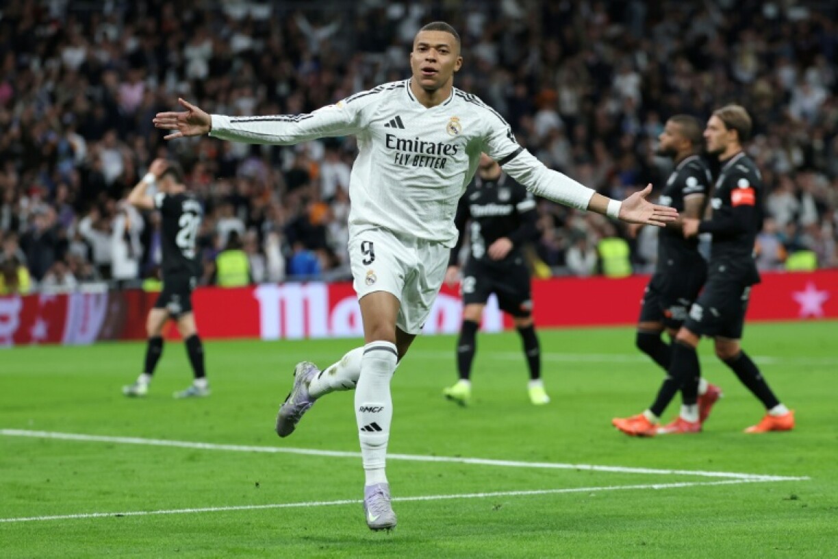 Real Madrid's French forward Kylian Mbappe is hoping for a magical Champions League night against Arsenal